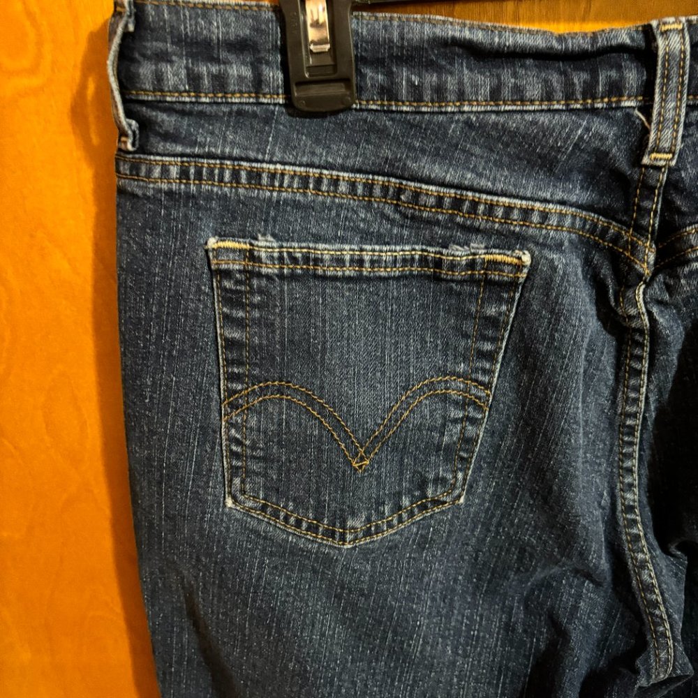 Levi’s 505 Straight Leg Dark Wash‎ Jean Size 12 M - Picture 9 of 12